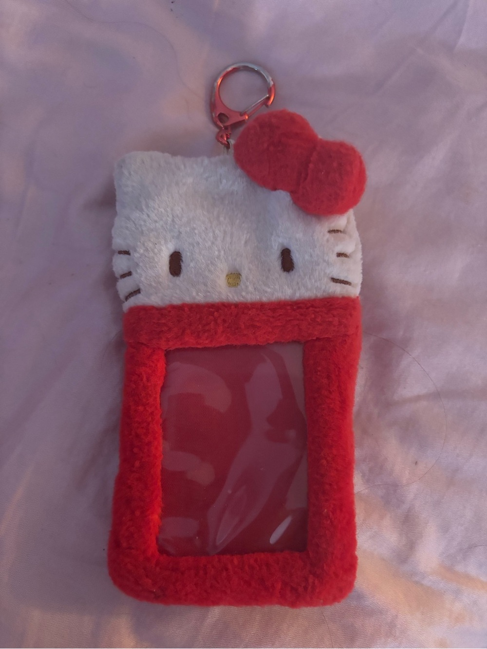 Hello kitty plush card holder